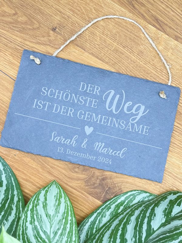 SchieferschildHochzeit